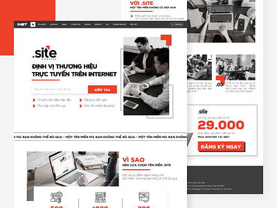 iNET Domain .site Landing Page