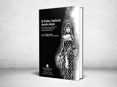 Book Cover - Sociological thesis book cover design dust jacket editorial graphic design illustration justice lady justice laws