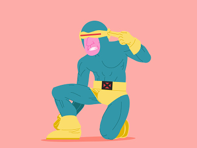 80s Cyclops from X-Men Fanart