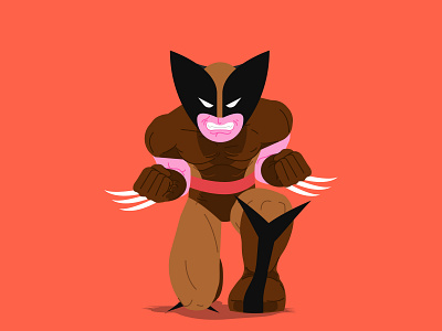 80s Wolverine from X-Men fanart 80s adobe illustrator character comic art comics digital art disney fanart illustration logan marvel vector vector art vectorial wolverine x men