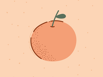 Orange art color design doodle fruit illustration illustrator orange wacom