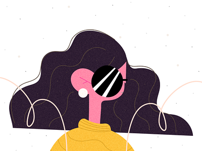 brillo adobe art designer girl girlpower illustration illustrator pink power wacom