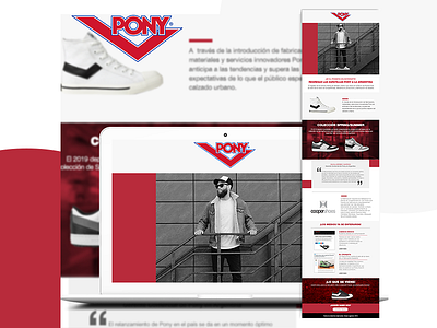 Emailling Pony Argentina banner design designer digital emailling graphic newsletter photoshop