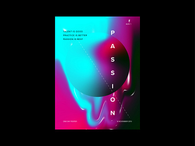 poster #Day_1 gradient graphic graphicdesign graphicdesigner graphics poster a day poster art poster design posterevryday posters