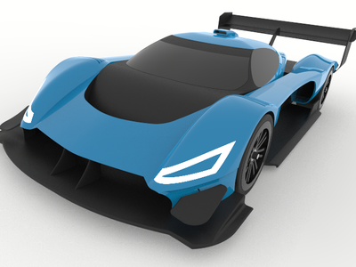 Ardita Pikes Peak cad car concept racecar render