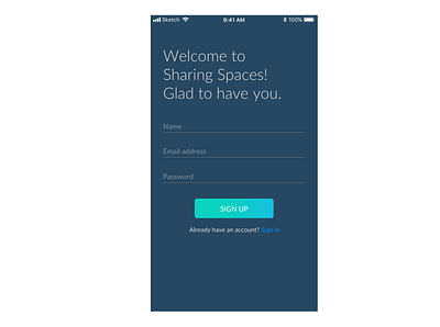 DailyUI challenge - 1 app product design signup ui ui ux uidesignchallenge