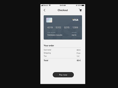 Credit card checkout-DailyUI-02 checkout page dailyui design experience layout style uiux visual