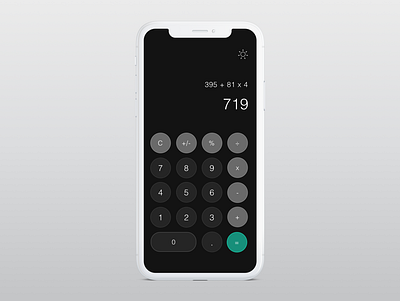 DailyUI-Challenge-04 calculator dailyui design mobile app ui ux