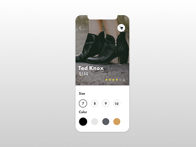 DailyUI Challenge | Customize Product | 033