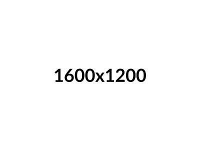 1600*1200
