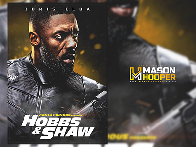 Hobbs & Shaw Promotional Movie Poster