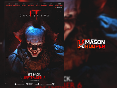 IT Chapter 2 Promotional Movie Poster advert design marketing movie movie poster photoshop poster