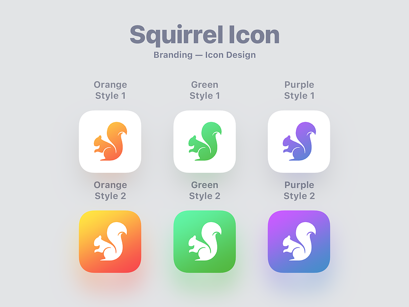 Squirrel App Icons