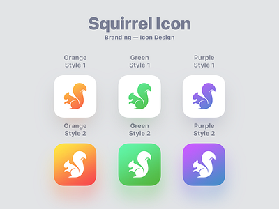 Squirrel Icon animal app brand branding clean color dailyui design icon ios iphone logo minimal minimalistic simple squirrel ui vector