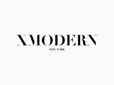 X Modern Logo