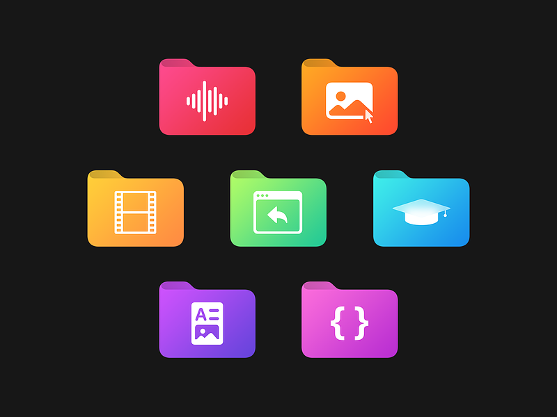 Folder Icons Design