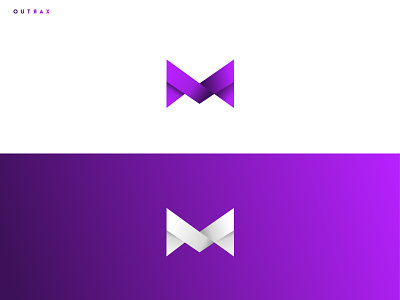 M Logo for Youtube colors debut design gradiant icon logo minimal modern youtube youtube channel