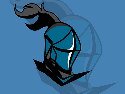 Knight - Logo icon illustration knight. logo logo designer vector