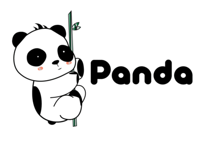 Panda Logo animal branding design designer logo logo design mark panda symbol ux design