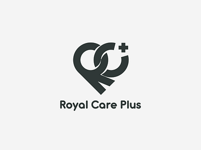 Royal care plus branding logo