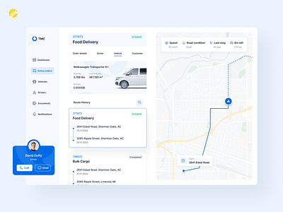 Delivery Dashboard Design courier dashboard delivery delivery app delivery service food app food delivery food order logistics order package shipping shipping app tracking ui ux web web design