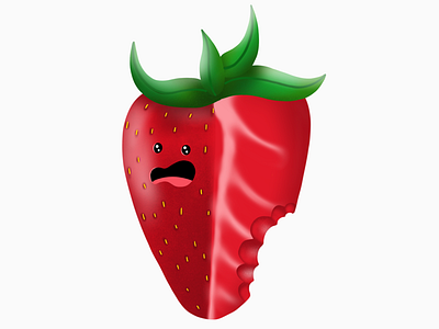 I’m going to eat you up. fruits illustration procreate