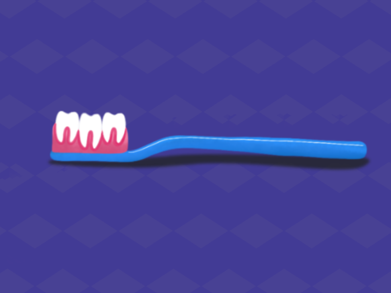 Tooth brush dental poster toothbrush illustration