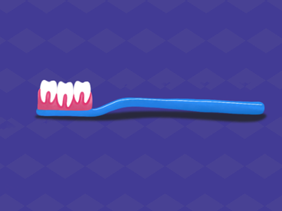 Tooth brush dental illustration poster toothbrush