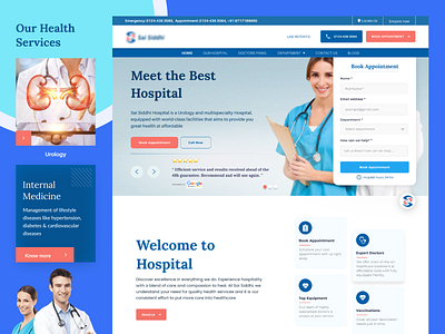 Medical Website branding design ui ux website