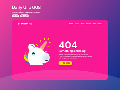 404 error page #dailyui #008