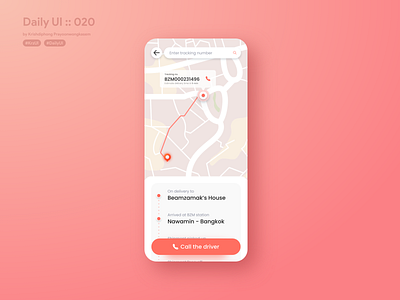 Location Tracker #dailyui #020