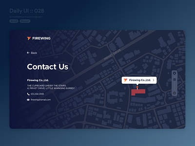 Contact Us #dailyui #028 app application contact contact page contact us contacts dailyui design direction illustraion location locations map typography ui userinterface vector