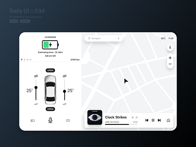 Car Interface #dailyui #034