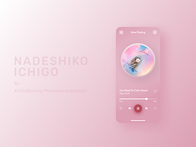 Music player in Pink