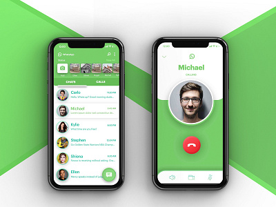 WhatsApp Redesign Concept app design mobile ui ux