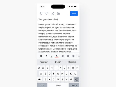 PP#7 – Mobile document editor doc editor document document app document editor google docs mobile document editor new document new document mobile note app note on mobile notes ui ux uxui word