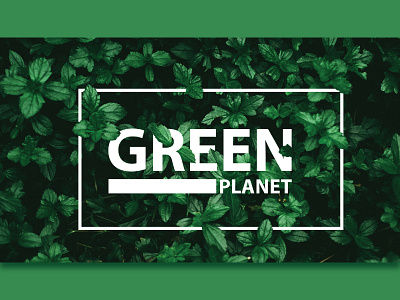 Green Planet design image editing vector