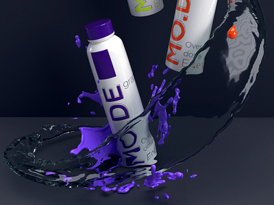 Mo.de Energy drinl\k Mockup 3d illustration