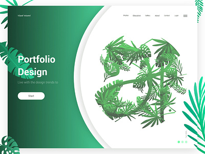 Portfolio Web Design illustration ux web design