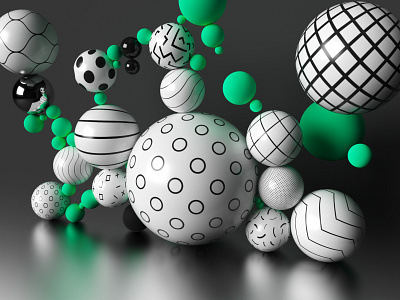 Sphere (Dimension Decal) 3d design dimension illustration