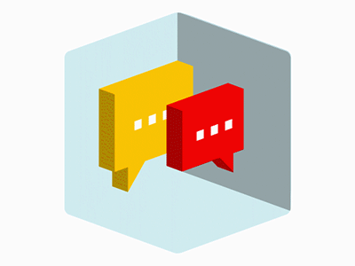 Dialogue animation chat dialogue gif gif animated illustration svg