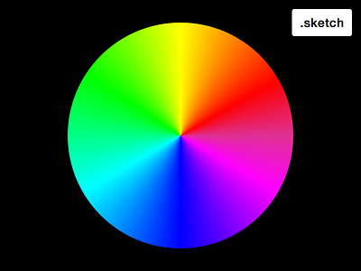 Colour Wheel colour wheel rainbow sketchapp