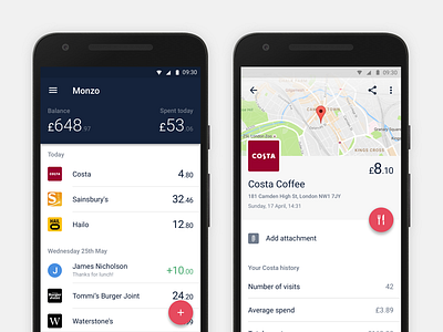 Monzo ❤️ Android android app bank card monzo