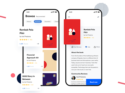 Book App UI Exploration book book cover books bookshop bookstore mobile app mobile app design ui