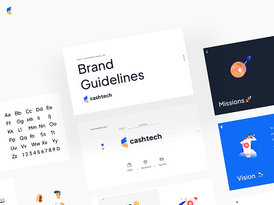 Cash Tech Brand Book 📖 bitcoin wallet brand brand book brand guidelines branding crypto crypto wallet design ethereum guide book guideline logo minimal typography ui guidelines visual identity