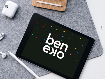 Beneko New Brand 🔥 black brand brand identity branding dark ecommerce logo mobile app design