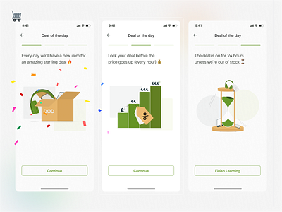 Beneko - Learn 💡 design green illustration indonesia indonesian logo minimalist mobile app mobile app design onboarding progress ui ux whitespace