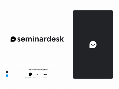 Seminar Desk - 1st Logo Concept Design brand brand identity branding clean logo lettermark logo logo design logomark logotype minimalist