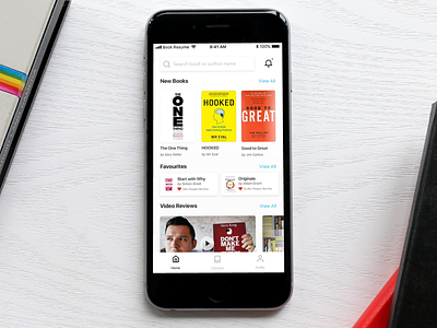 Book Resumes Mobile App Design