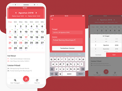Redesign Kalender Indonesia app App Case Study
